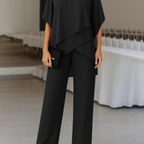 Rebecca | Off-Shoulder Top and Wide-Leg Trousers Set