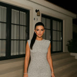 Amara | Women’s Glitter Mini Dress with Elegant Shimmer