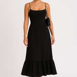 Violetta | Midi Dress with Ruffled Hem