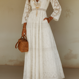 Cressida | Bohemian Floral Print Maxi Dress
