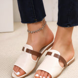 Florence | Open-Toe Sandals with Contrast Straps