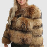 Dacy | Premium Faux Fur Jacket – Voluminous, Warm & Elegant Look