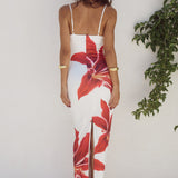 Rosabelle | Floral Midi Dress with Elegant Silhouette