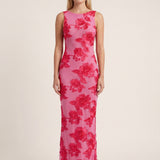 Natalia | Pink maxi evening dress for women