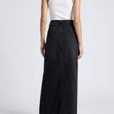 Florence | Women's Long Denim Maxi Skirt with High-Waisted Fit