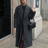 Alice | Women's Wool Trench Coat with Timeless Elegance