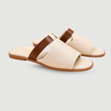 Florence | Open-Toe Sandals with Contrast Straps