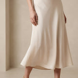 Holly | High-Waisted A-Line Midi Skirt