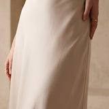 Holly | High-Waisted A-Line Midi Skirt