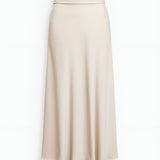 Holly | High-Waisted A-Line Midi Skirt
