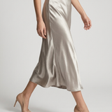 Rose | Elegant Silk Skirt with Comfortable Elastic Waist