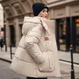 Elena Martelli | Aurora Luxe Padded Waterproof Winter Coat with Hood