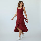 Lunaria | Women’s Summer Wrap Dress with Elegant Waist Tie