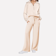 Samuel | Women's 2-Piece Travel Set with Relaxed Fit and Wide Trousers
