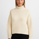 Lillian | High-Neck Knitted Jumper – Timeless & Warm