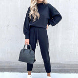 Madeline | Two-Piece Women's Loungewear Set with High-Waisted Trousers