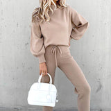 Madeline | Two-Piece Women's Loungewear Set with High-Waisted Trousers