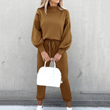Madeline | Two-Piece Women's Loungewear Set with High-Waisted Trousers