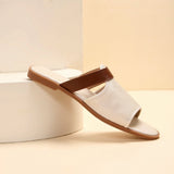 Florence | Open-Toe Sandals with Contrast Straps