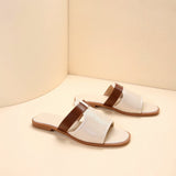 Florence | Open-Toe Sandals with Contrast Straps