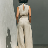 Phoebe | Women's Wide-Leg Sleeveless Jumpsuit