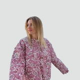 Georgina | Floral Quilted Short Jacket for Women
