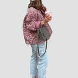 Georgina | Floral Quilted Short Jacket for Women