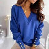 Autumn | Women's V-Neck Knit Sweater