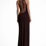 Esme | Women’s Lace Halter Maxi Dress for Elegant Occasions