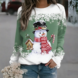 Henry | Women's Christmas Sweatshirt with Snowflake Design