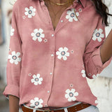 Elodie | Floral Print Top with Elegant Silhouette