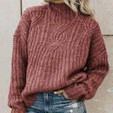 Clara | Women's Knit Sweater with Round Neckline