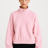 Chloe | Women’s Half-Zip Jumper with Stand Collar – Relaxed, Comfortable & Casual