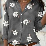 Elodie | Floral Print Top with Elegant Silhouette