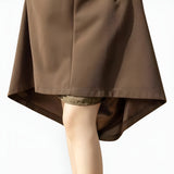 Matilda | High-Waisted A-Line Maxi Skirt with Pleated Design