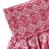 Ivy | High-waisted ruffle mini skirt with smocked waist