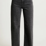 Olivia | High-Waisted Straight-Leg Jeans with Subtle Pattern – Comfortable & Timeless