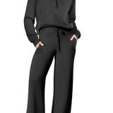 Florence | Women's Two-Piece Jogging Set with Half-Zip Collar