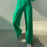 Victoria | Women's Two-Piece Jogging Suit with Wide-Leg Trousers