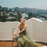 Colette | Pleated maxi dress with a soft and elegant structure
