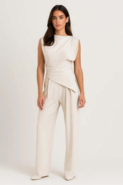 Aria | Two-Piece Set with Asymmetric Design – Elegant Fit