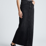 Florence | Women's Long Denim Maxi Skirt with High-Waisted Fit