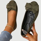 Annabelle | Ballerina Flats with Bow Detail