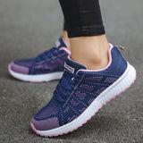 Edie | Women's Orthopaedic Lace-Up Trainers with Breathable Upper