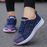 Edie | Women's Orthopaedic Lace-Up Trainers with Breathable Upper