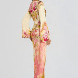 Nythera | Women's Elegant Printed Maxi Dress