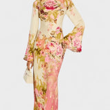 Nythera | Women's Elegant Printed Maxi Dress