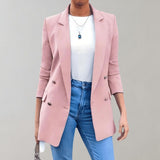 Grace | Long Double-Breasted Blazer with Tailored Fit
