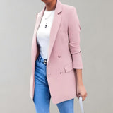 Grace | Long Double-Breasted Blazer with Tailored Fit