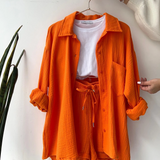Sienna | Women's Lightweight Lounge Set with Relaxed Shorts